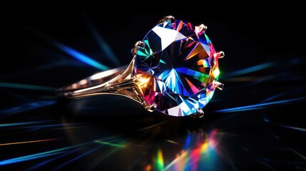 light sparkle on black