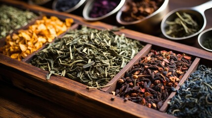 Fototapeta premium leaves loose leaf tea