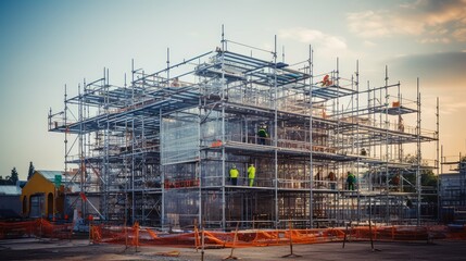 platforms scaffolding plant