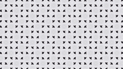 Geometric seamless floral perfect pattern design vector.