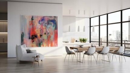 Fototapeta premium design house flat art