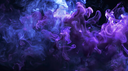 Obraz premium Abstract smoke background with vibrant colors and dreamy textures. Perfect for artistic projects, graphic design, and creating a mysterious or ethereal mood. Dynamic and visually captivating.