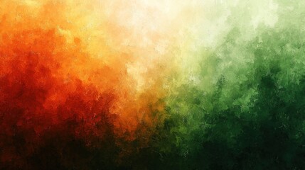 Fototapeta premium Abstract Autumnal Color Blend Orange Green and Brown Textured Background
