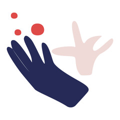 Abstract Matisse Decorative. Flat Vector Illustration.