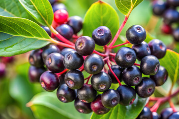 Maqui-berry fruit images. Fresh fruits close-up photography. Fruit marketing, advertising and blog stock photos.
