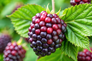 Marionberry fruit images. Fresh fruits close-up photography. Fruit marketing, advertising and blog stock photos.