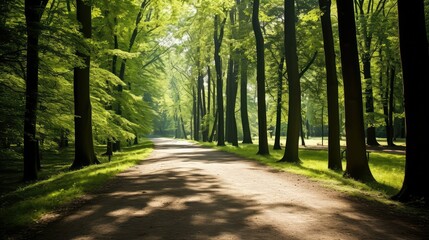 Obraz premium canopy green park