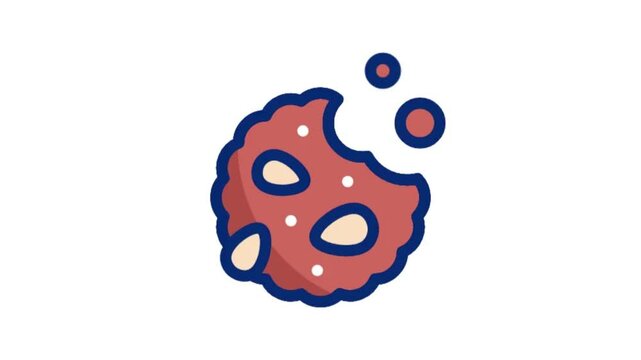 hand drawn vector illustration of an easter egg