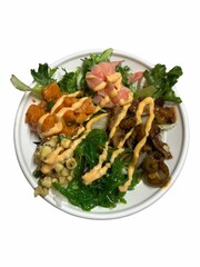 Close-Up of a Poke Bowl