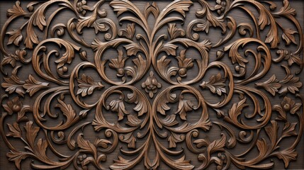 wooden ornate texture
