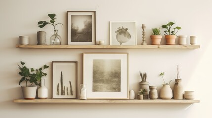Fototapeta premium decor off white wood