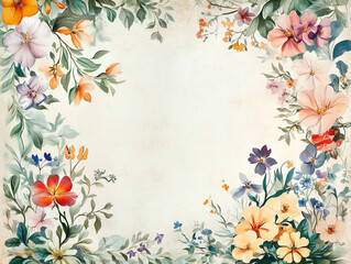 Obraz premium spring background with flowers