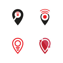 Location point Logo vector template