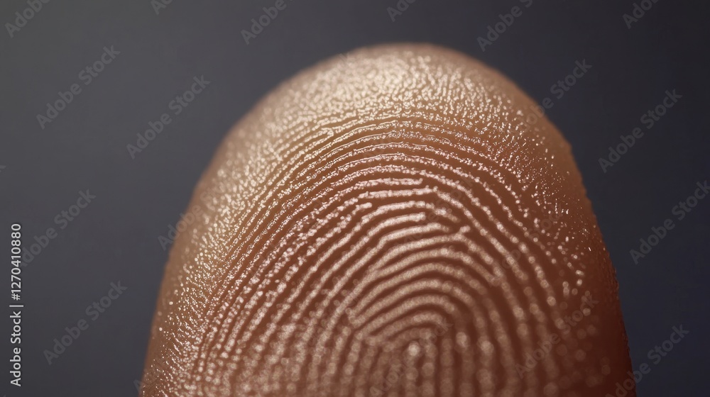 Poster secure your digital world with fingerprint scanning for cybersecurity and privacy protection