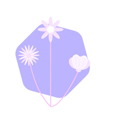 Fototapeta premium Aesthetic Floral Art Decoration