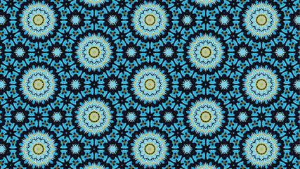 Floral abstract textile pattern vector design.