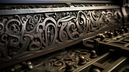 craftsmanship metal font