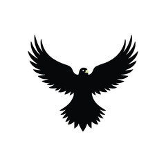 Obraz premium Eagle Vector Silhouette Birds Flying Logo