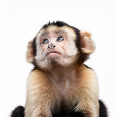 Adorable Baby Capuchin Monkey