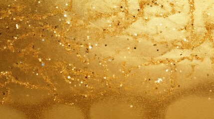 Obraz premium greeting gold glitter texture