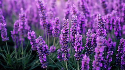 Obraz premium purple lavendar plant