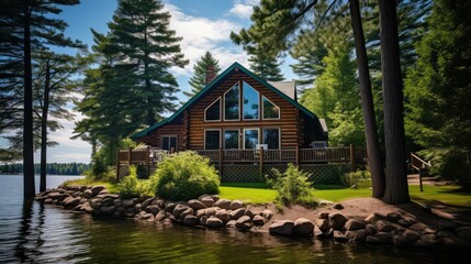 Obraz premium cabin buy houses