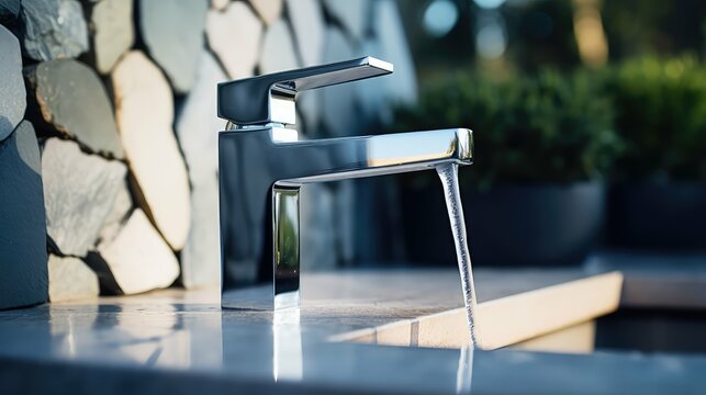 modern water faucet