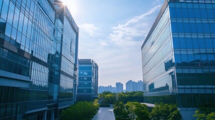 Fototapeta premium Modern Office Buildings