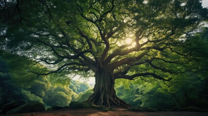 Fototapeta premium majestic growth tree