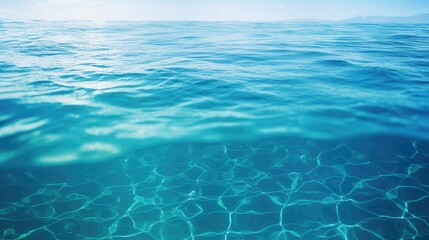 Obraz premium water blue gradients