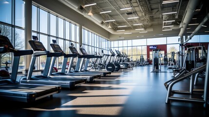 Fototapeta premium barbell workout equipment