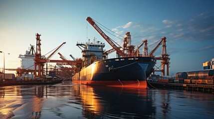 Fototapeta premium ship oil vessel