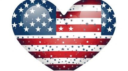 Fototapeta premium symbol stars and stripes clipart