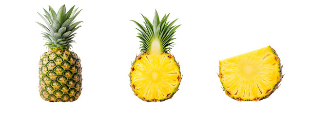 pineapple isolated on white background