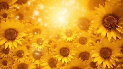 Fototapeta premium field yellow burst background