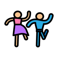 After School Club Vector Filled Icon Design