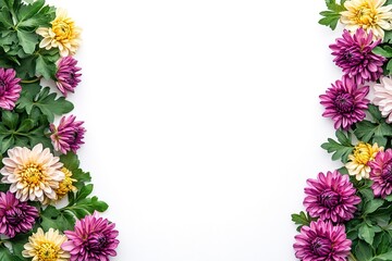 Obraz premium frame of flowers