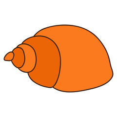 snail shell cartoon