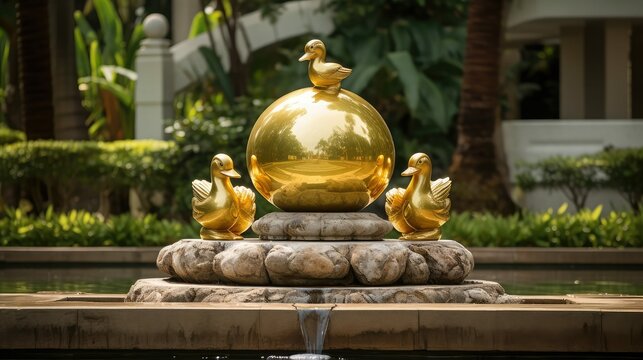 mansion goose golden eggs