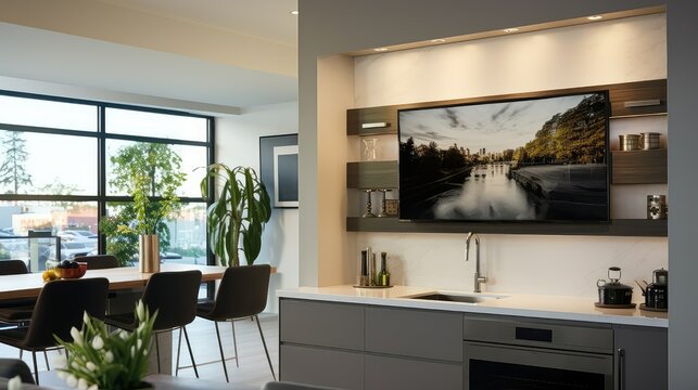 modern wall mounted tv