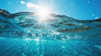 Fototapeta premium swimming blue water backgrounds