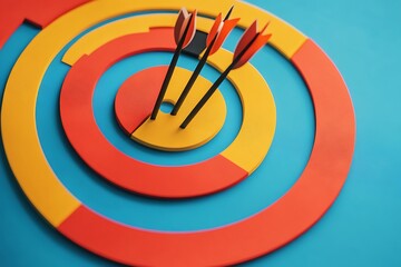Colorful Target Graphic Design