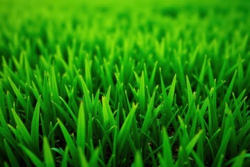 Fototapeta premium Newly cut hybrid grass, vibrant green, lush texture, sunlight, agriculture, mown