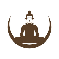 Buddha icon image design