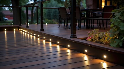 stainless deck lights
