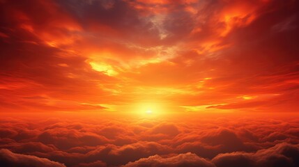 Fototapeta premium fiery dark orange gradient