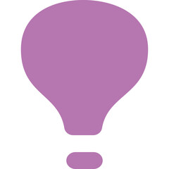 Hot Air Balloon icon logo design