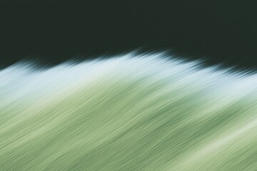 Abstract Green and Blue Textured Waves Reflecting Light