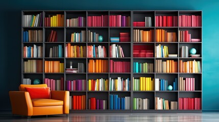 Fototapeta premium contemporary books modern