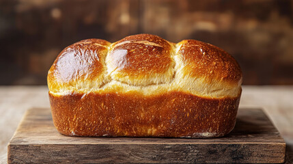 Fresh sourdough bread loaf with golden brown crust, perfect for sandwiches or toasting. Its warm, inviting appearance makes it delightful addition to any meal
